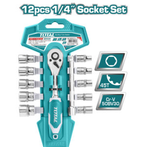 12 Pcs 1/4 Socket Set